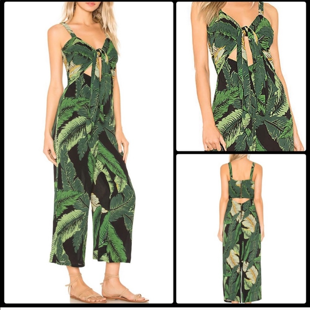 Beach Riot Owen Palm Jumpsuit, XS